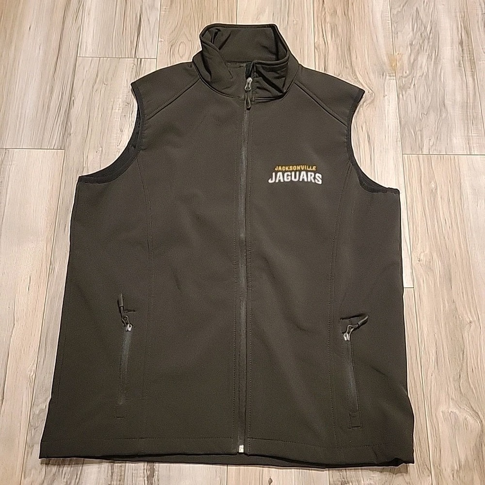 Jacksonville Jaguars Dunbrooke Black Fleece Lined‎ Full-Zip Jacket Large